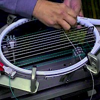 Racket stringing and service